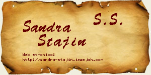 Sandra Stajin vizit kartica